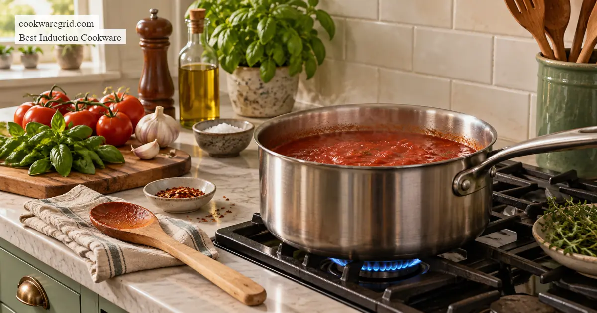 Best Cookware for Low, Steady Simmering on Induction