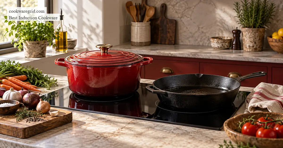 Enameled Cast Iron vs Bare Cast Iron on Induction