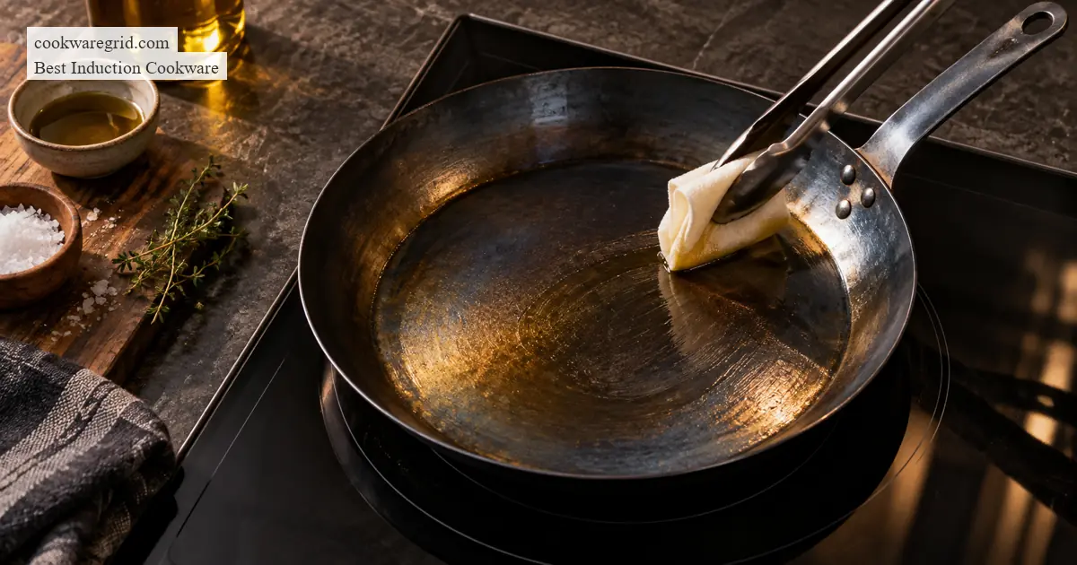 How to Season a Carbon Steel Pan on an Induction Cooktop